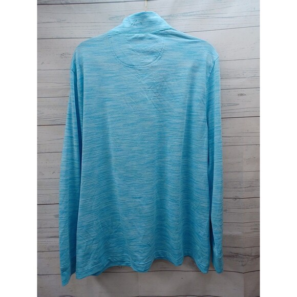 Greg Norman Mens Blue Polo Shirt Sandals Emerald Bay Golf Course Bahamas XL - Picture 5 of 8